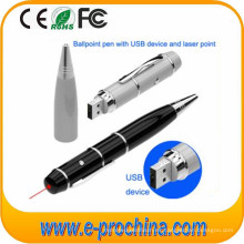 USB Pen Ballpoint Custom Logo USB Flash Drive para muestra gratis